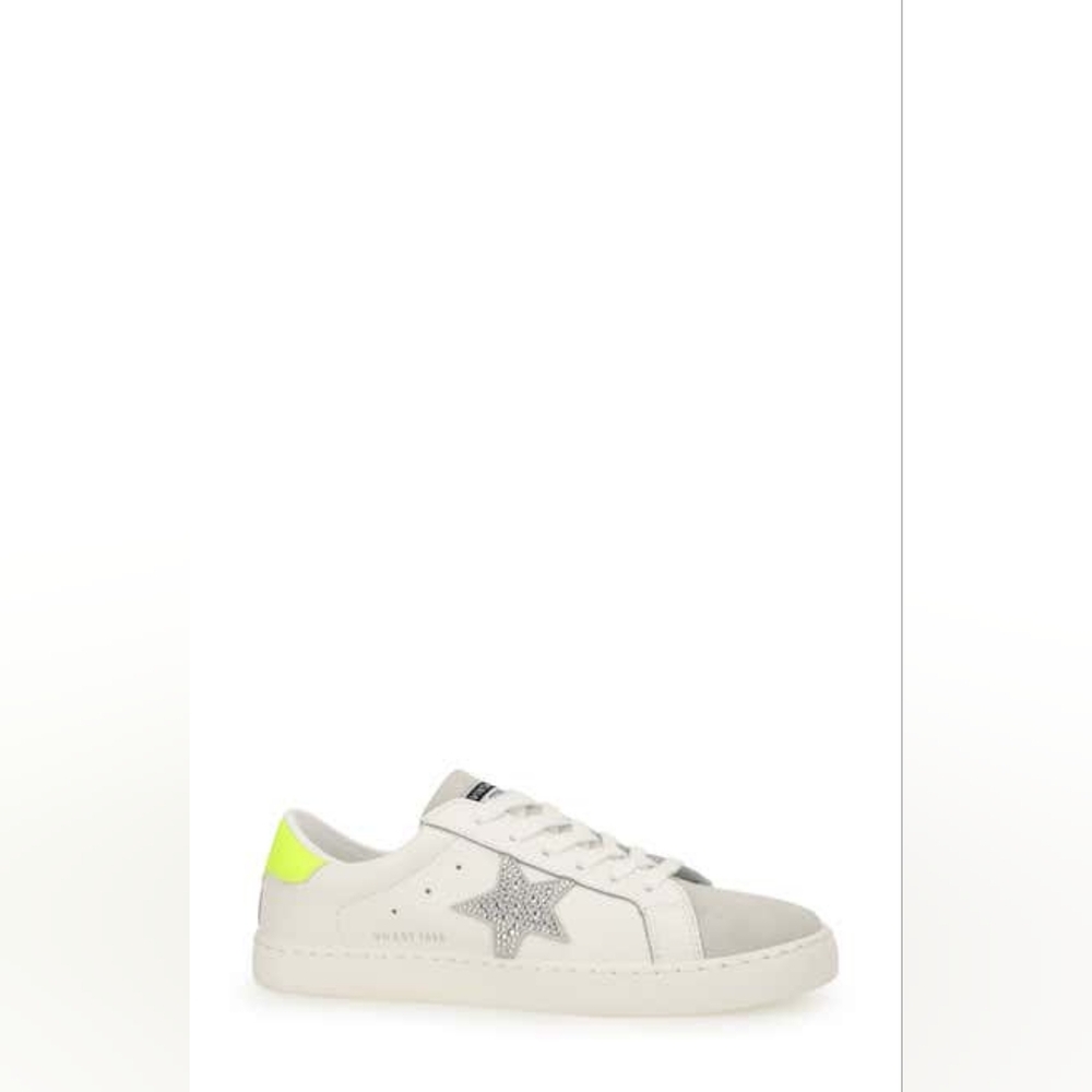Vintage Havana Bianca Sneaker (Women), 6, NEON YELLOW/ RHINESTONES